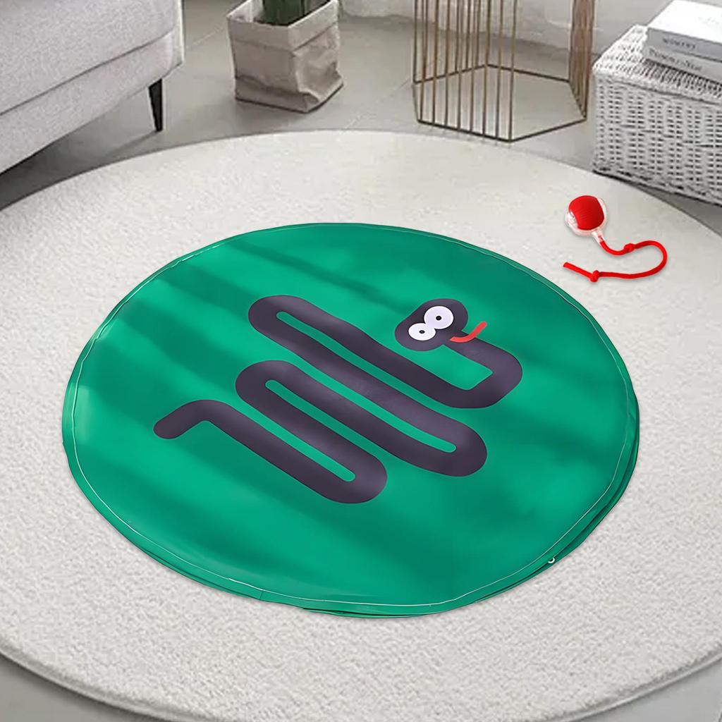 Cat Toys Interactive Automatic Rolling Ball In Cover 2 In 1 Catching Game For Hunting Exercise Indoor Enrichment Chasing
