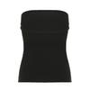 Gothic Print Black Tube Top Women Strapless Skinny Cropped Tops Summer Casual Chic Graphic Tees Y2k Streetwear Vest Basic