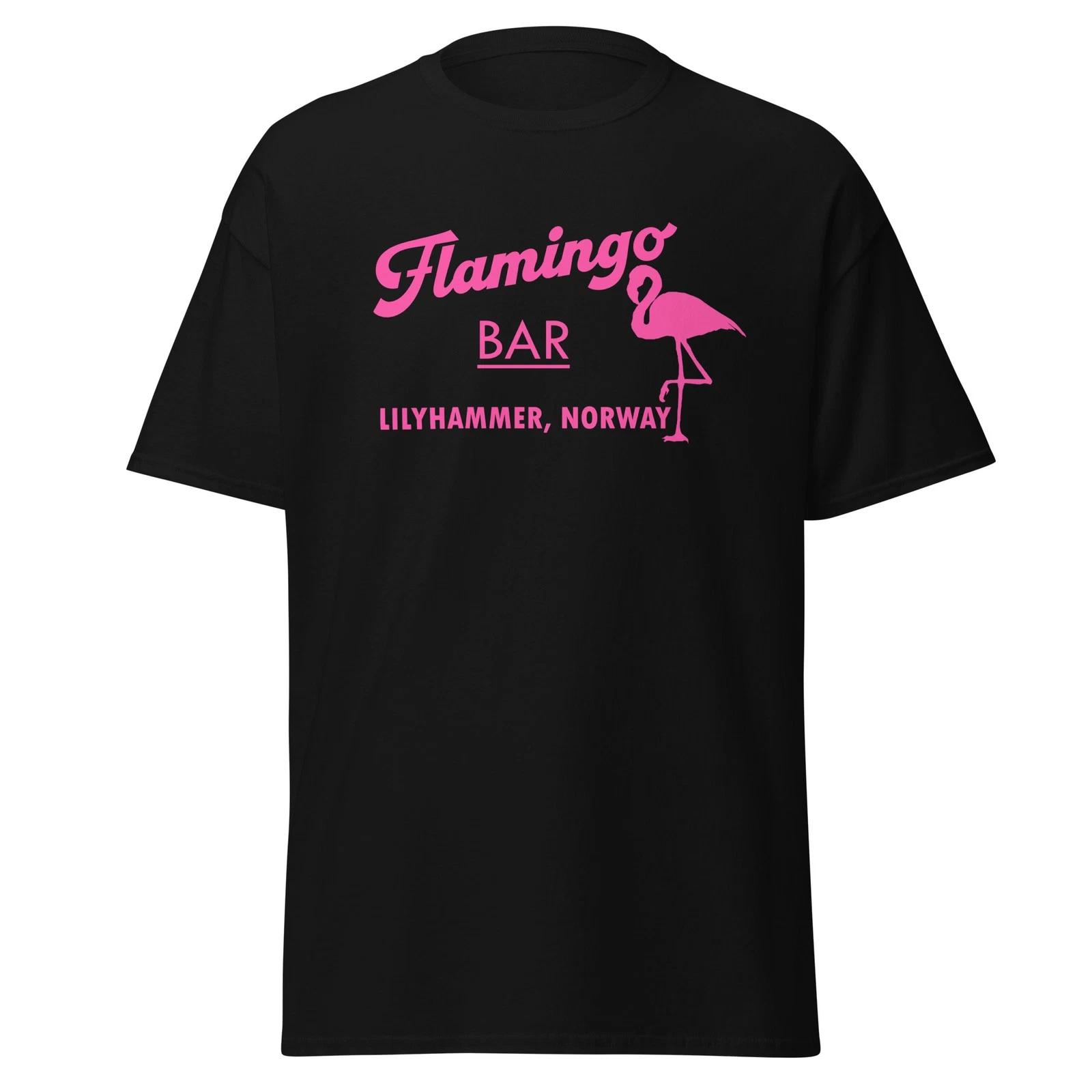 

Flamingo Bar Lilyhammer Norway Parody T-Shirt, Unisex L