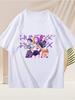 KPOP Demon Hunter Girl Group Merch Zoey Mirala Short Sleeve Printed Unisex Summer Versatile Cotton T-shirt Fashion Trend