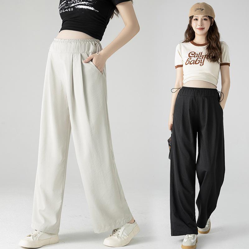 Spring/Summer 2026 Korean Style Maternity Wide-Leg Pants - Casual and Comfortable