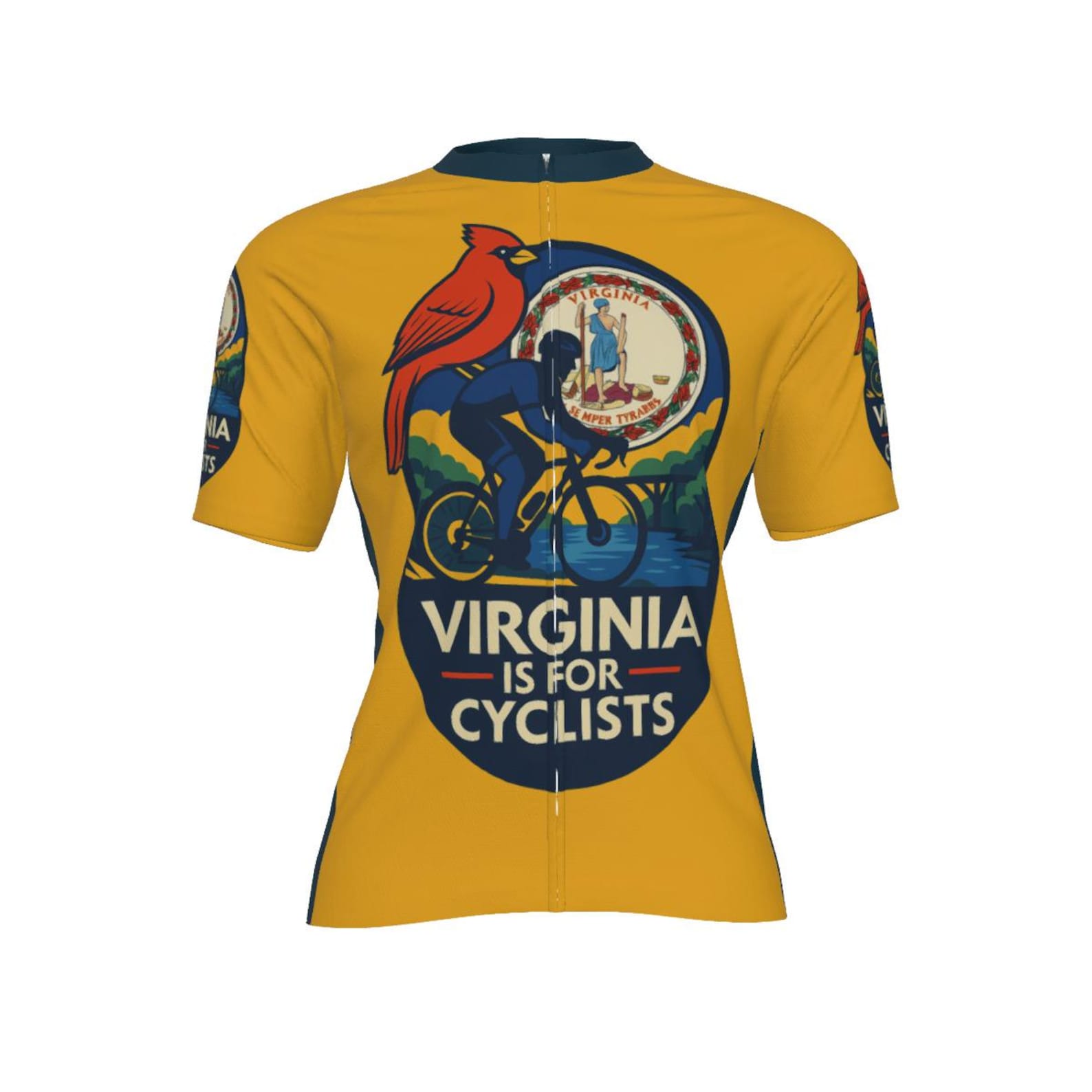 Virginia Is For Cyclists Jersey – Unisex Bike Shirt S