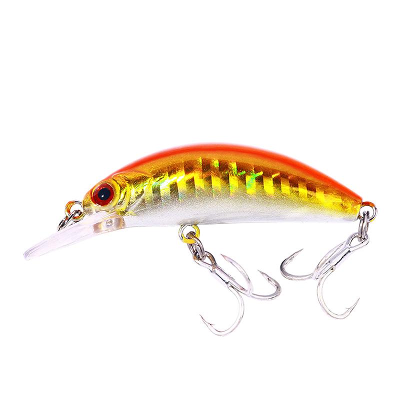 1Pcs Mini Sinking Minnow Fishing Lures 60Mm 5.5G Perch Wobblers Hard Deep Diving Artificial Bait Tackle