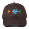 Trendy Colorful Letters Embroidered Cotton Baseball Cap - Unisex Retro Distressed Sports Hat
