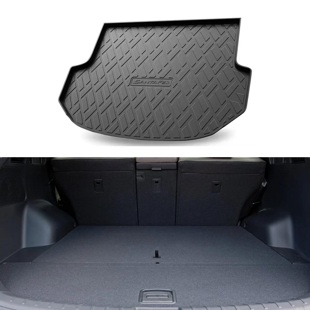 

Коврик в багажник автомобиля для Hyundai Grand Santa Fe DM SWB XL 2013~2020 2014 водонепроницаемый коврик для пола чехол для поддона аксессуары