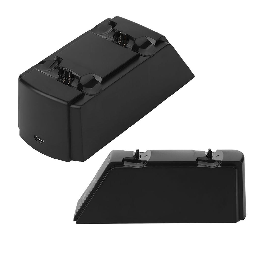 2 In 1 USB Dual Charging Dock Charging Stand Station Charger for PS4 Handle with LED Light