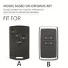 Leather Car Remote Key Fob Case Cover For Renault Captur Espace Clio Megane Koleos Kadjar Scenic 4