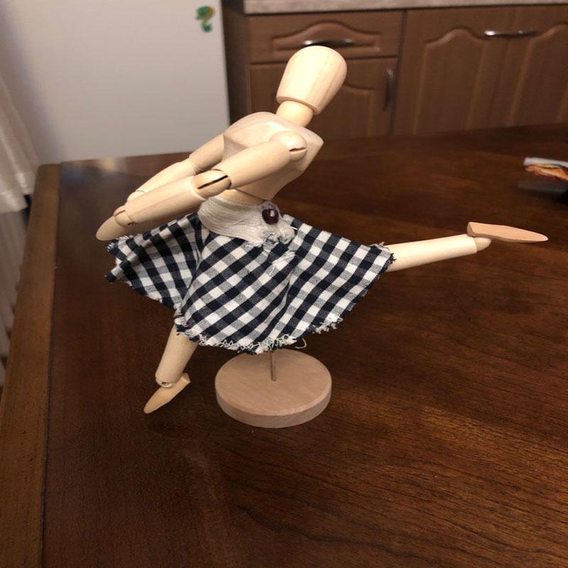 Holzpuppe Gelenkpuppe Modell Malerei Künstler Zeichnen Skizze Schaufensterpuppe