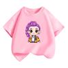 Kinder Mädchen Rumi Kpop Hunters Rumi Zoey Mira Print Baumwoll-T-Shirt