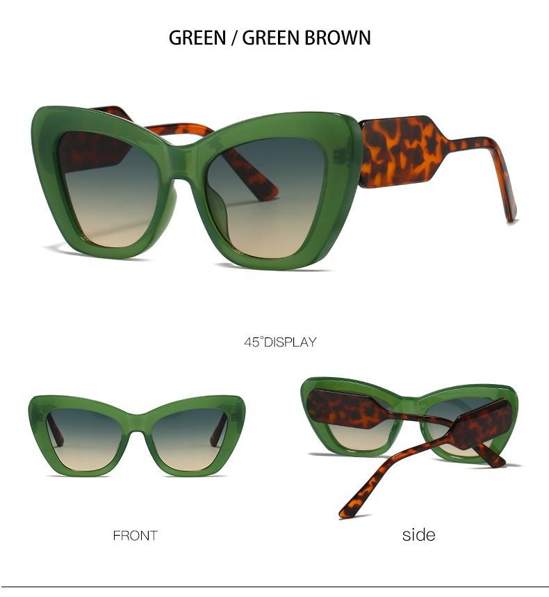 

Винтажные прямоугольные солнцезащитные очки женские модные полые ножки градиентные солнцезащитные очки фирменный дизайн конфетные оттенки цвета зелёный