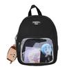 Schooltas Japanse stijl INS mini transparante kinder kleine tas, zoete niche meisjesachtige reis- en winkel kleine rugzak voor vrouwen