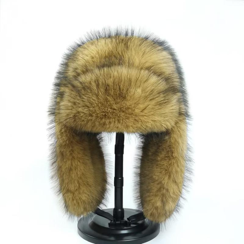 Blue imitation fox female winter plush northern skiing cold-proof warm ear protection hat fleece thickened hat