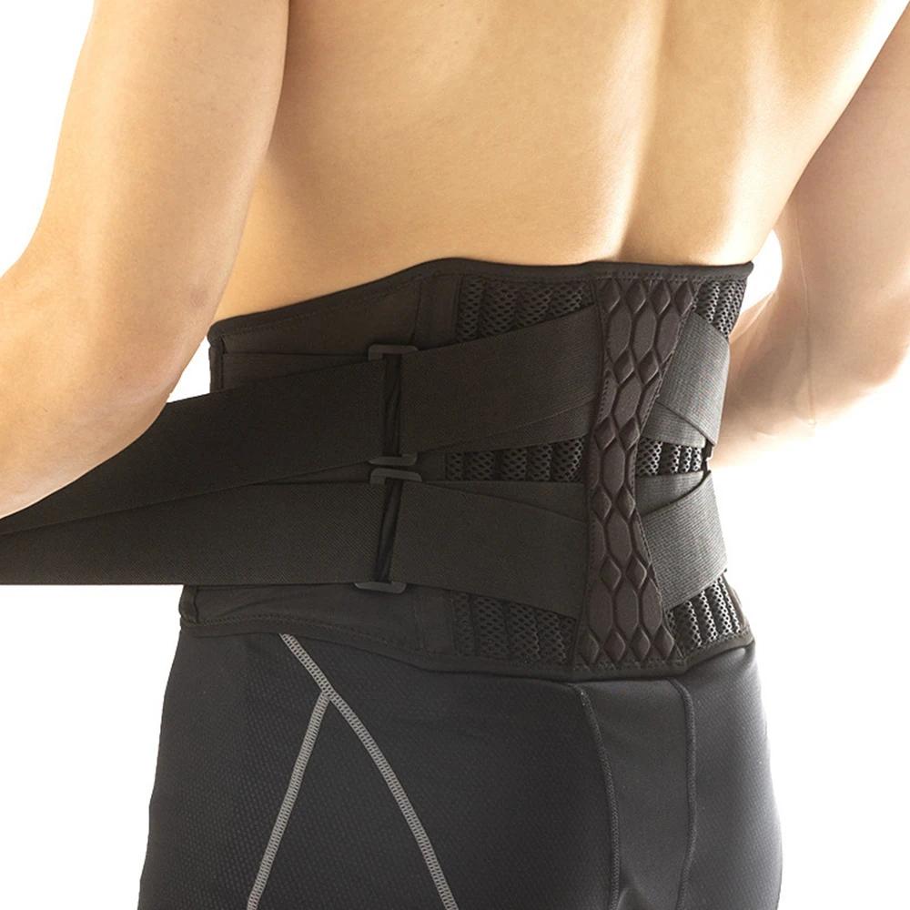 

Sports Adjustable Lumbar Back Brace Anti-Skid Breathable Waist Support Belt For Exercise Fitness Cycling Running Gym Tennis Golf XL