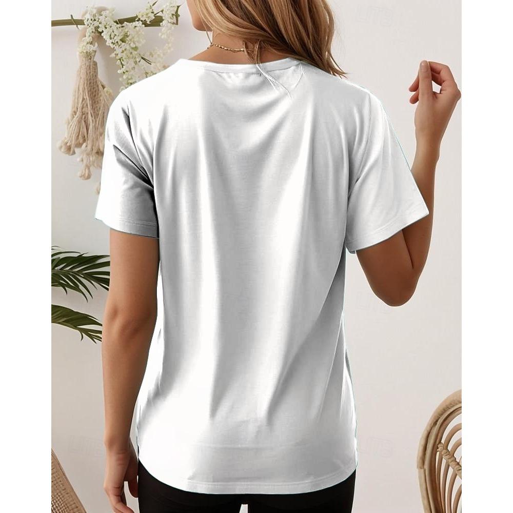 Women's T Shirt Print Graphic Animal Bird Vintage Stylish Classic Short Sleeve Crew Neck Round Neck Regular Tops