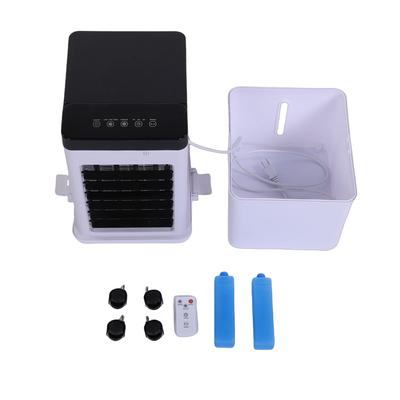 Portable Air Conditioner 15L Dual Tank 90 Degrees Wide Angle Oscillation 3 Speed Air Cooler Humidifier Fan for Home