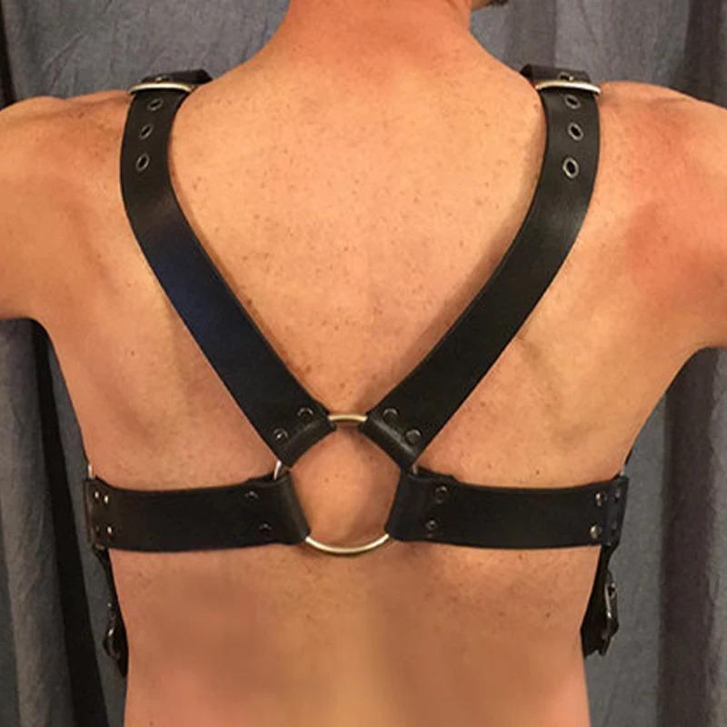 Sexy Suspenders Chest Belt Men's Vest Suspenders Sissy Suspenders Body Restraint Belt Orgy Gay Erotic Uniform Accessories