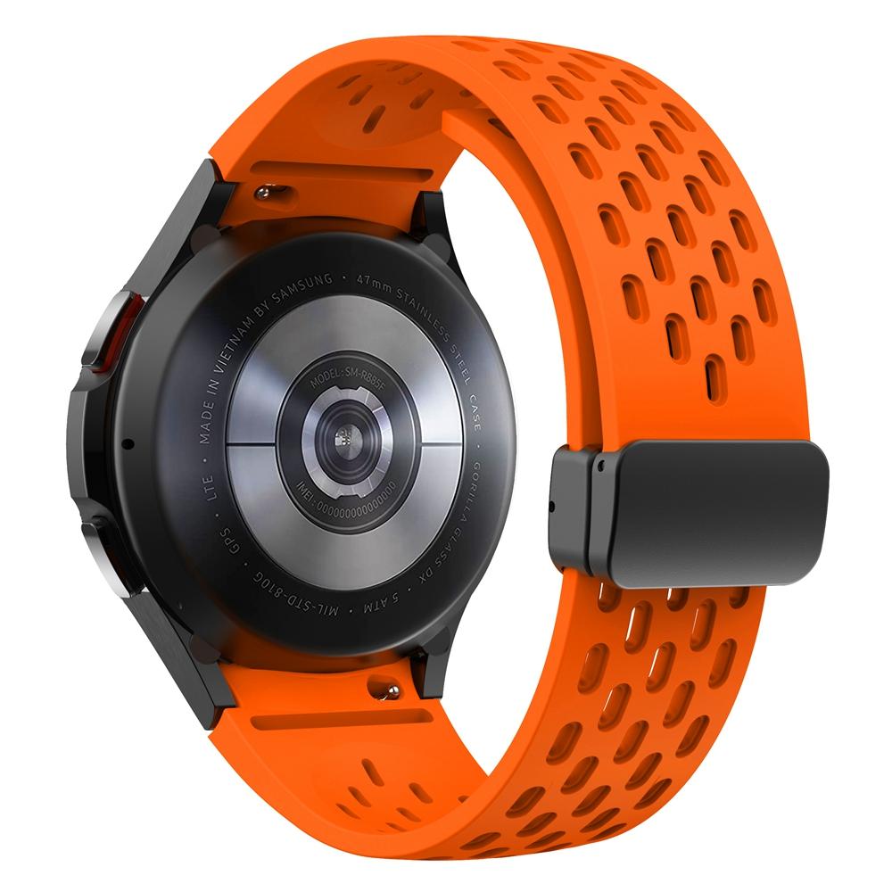 Silicone Strap for Samsung Galaxy Watch 6 Classic 43mm 47mm 5Pro 45mm Magnetic Buckle Band For Galaxy Watch 6 5 4 40mm 44mm
