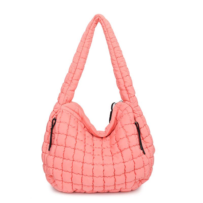 Pleated Cloud Bag 2025: Large Cotton Tote, Korean Style Crossbody & Shoulder Bag