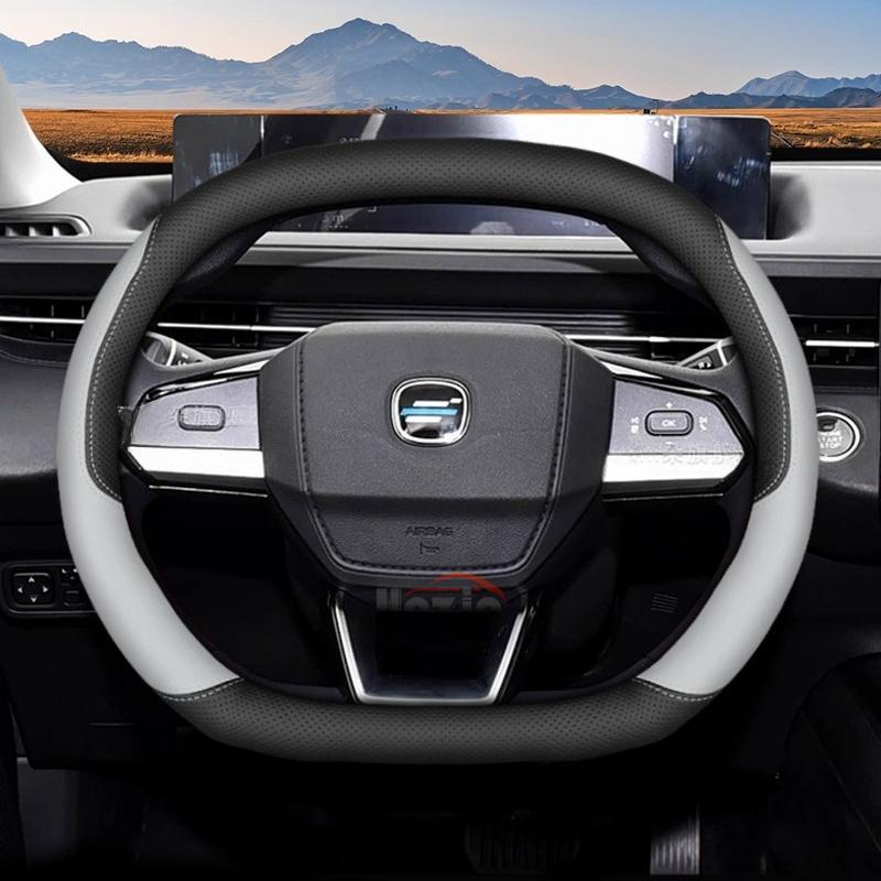 Leather Car Steering Wheel Cover for Changan Eado Plus UNI-V UN-K UNI-S CS55 PLUS Interior Accessories 2025 2026