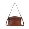Leather Women's Bag Summer Women's 2025 First Layer Cowhide Dumpling Bag Retro Niche Commuter Shoulder Messenger Bag