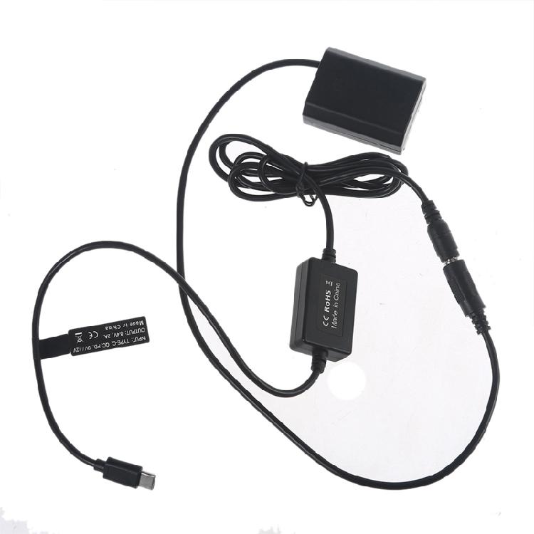 Type-C to NP FZ100 Power Adapter Dummy Battery for A6600 A7C A7III A7S IIICamera 1
