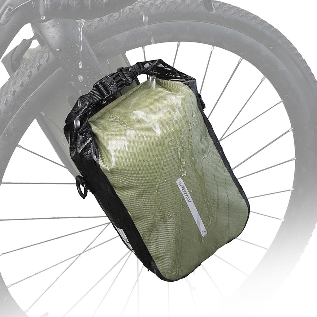 4L Bike Quick Release Bike Front Fork Bag Waterproof Cycle Bag Front Bag Bike Storage Bag Cycle Accessory