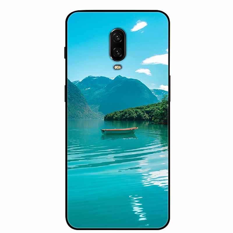 For Oneplus 6T Case Silicone Lovely TPU Soft Phone Cover for One Plus 6 6T Protective Back Shells oneplus6T Cute Cats Funda Capa