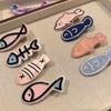 5 stücke Niedliche Kleine Fischgräte Haarnadel Stil Ente Mund Clip Design Sinn Bang Seite Clip Gebrochen Haar Clip Haar Zubehör