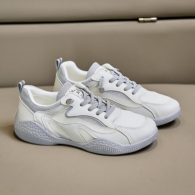 

Summer new mesh shoes breathable mesh hollow white shoes women s versatile soft sole bag head casual sports sandals 40