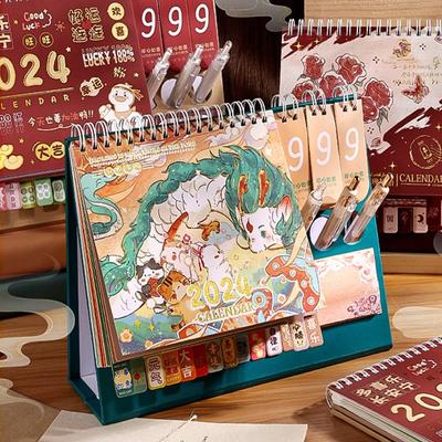 Schedule Planner 2024 Calendar Agenda Organizer Standing Flip Calendar  Award Gifts
