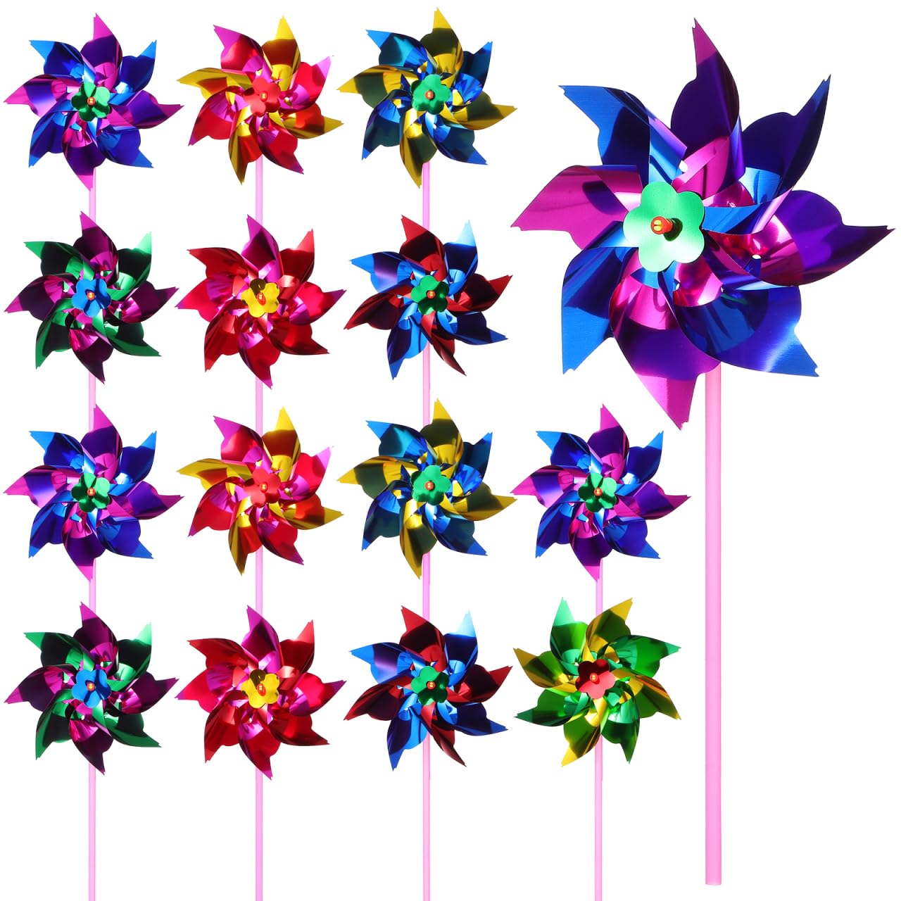 

Frcolor Ветряная мельница Вертушка Украшения для вечеринки Украшение для сада Ветряные мельницы 100 штук