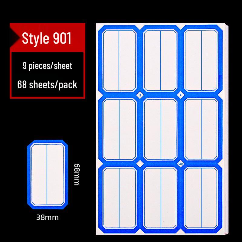 Büro Selbstklebende Handschriftliche Preisetiketten - 68 Blatt, Leicht ablösbare Papieraufkleber.