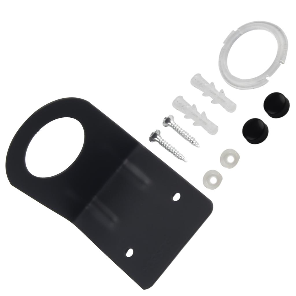 Shower Bottle Holder Silver/Black Stainless Steel 1 Pc