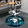 1pc Gamer Panda Office Round Area Rug, Indoor Mat Suitable For Office, Under Office Chairs Bedroom Living Room Home Decor, Room Deco, 066