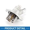 ABSOPRO Engine Coolant Thermostat Housing Assembly for Chevrolet Malibu Aluminum Silver Durable 2.0L (2013-2022) - Alloy, Tone,