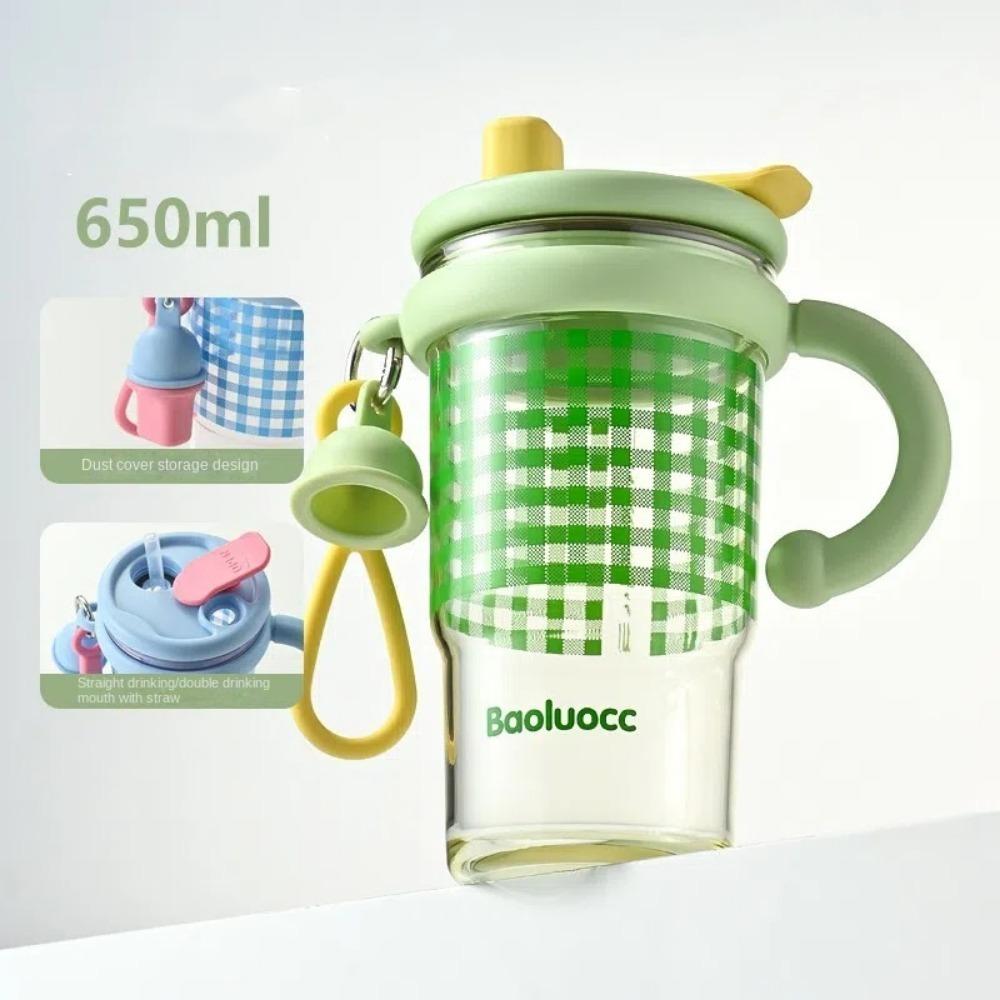 

Leak-proof Straw Cup Large Capacity Water Bottle Ins Dual Drinking Cup For Women Men