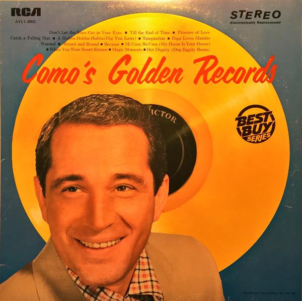 

LP Record PERRY COMO Comos Golden Records AYL13802 RCA Victor 1981 Canada Pop Used