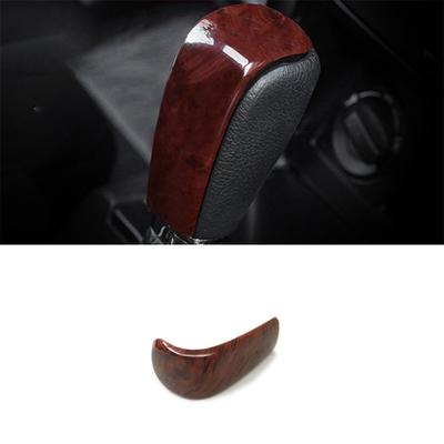 Car Wood Grain Gear Shift Lever Knob Handle Decoration Sticker Cover Trim Car Styling Accessories 2014-2017 for Toyota 4 Runner