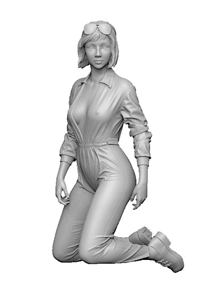 

Sol Model Mechanic Girl Dyna Resin Kit C703 1/24 чёрный