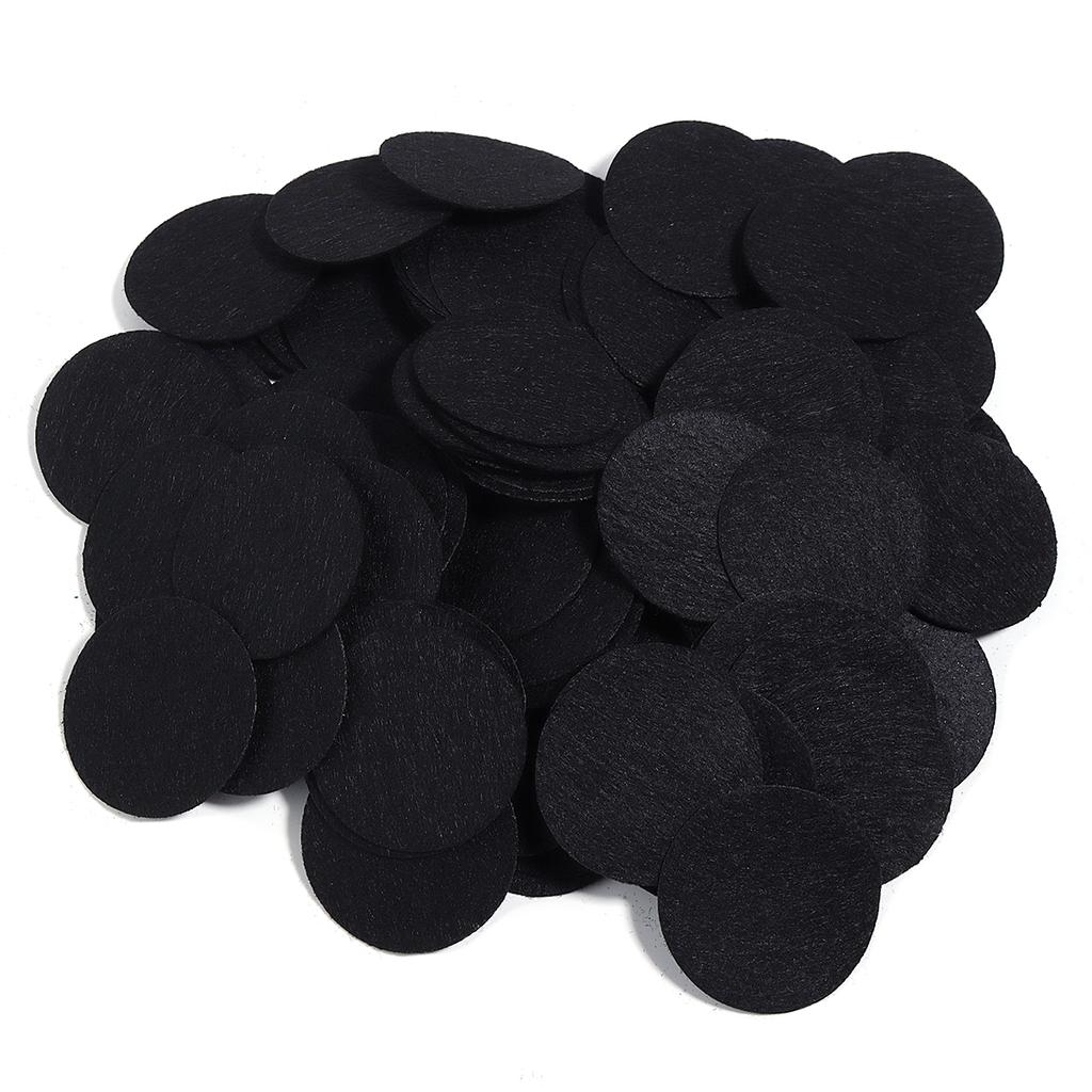 100-300pcs Round Non Woven Felt Circle Pads 15-45mm Colorful Fabric Patches Dots Appliques For DIY Scrapbook Handicrafts Decor