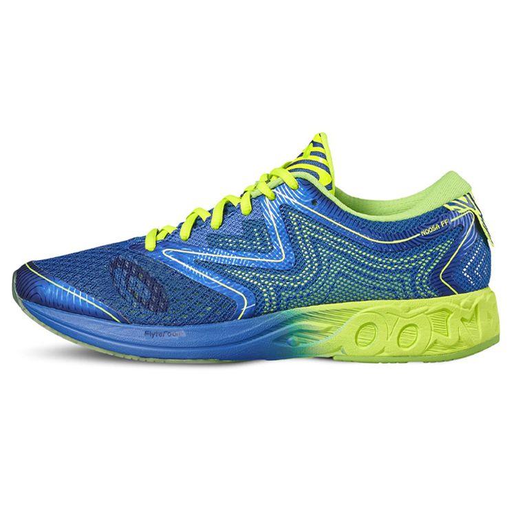 Asics Noosa FF Casual Comfortable Durable Low-Top Running Shoes Men Sneaker Blue Yellow T722N-4507