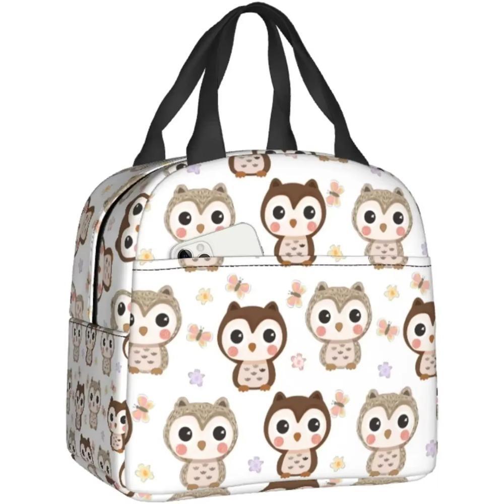 Insulated Lunch Bag For Kids Skulls And Hearts Reusable Cooler Tote Bag Mini Cooler For Kids Adult Office Work Picnic Beach