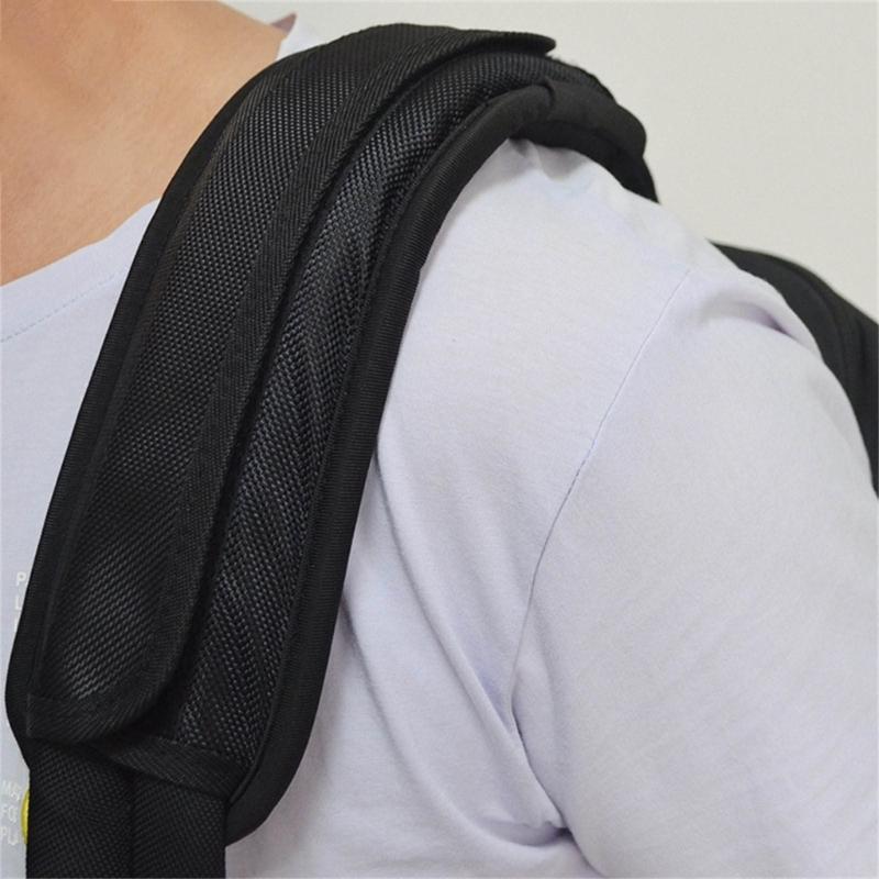 Ergonomic Nylon Shoulder Cushion Guitar Strap Shoulder Pad with Breathable Design for Acoustic and Electric Guitars