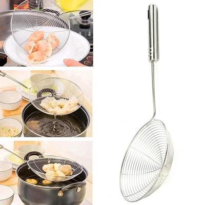 Paslanmaz Çelik Hot Pot Çorba Kaşığı Çok Amaçlı Pişirme Kaşığı Çorba Tortusunu Ayıran Çift Amaçlı Kaşık Otel Mutfak Aletleri