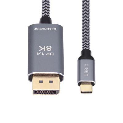 Cablecc Reversibil HDTV DisplayPort DP Sursă la USB Tip C la Display Masculin pentru Laptop Cablu 8K@60Hz, Monitor USB-C 3.1, 1.8m