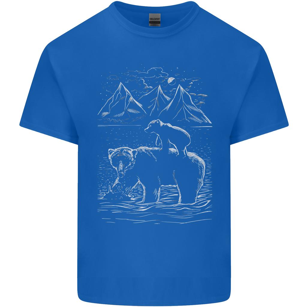 A Bear and Its Cub Unisexs Light Cotton TShirt