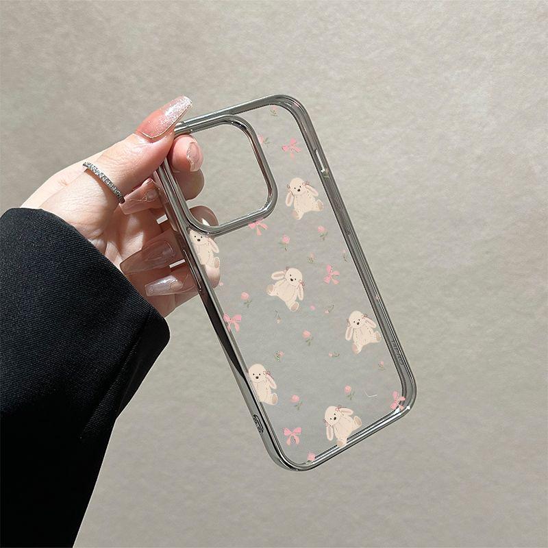 

Cartoon Rabbit Soft Case for Apple 17 Pro, 16 Promax, 15, 14/13 Models Apple X/XS