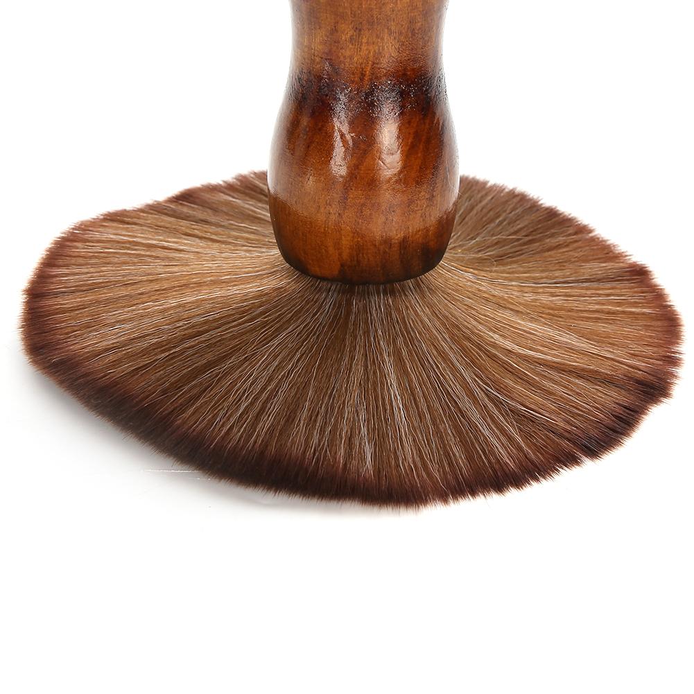 Bürste zum Wegfegen gebrochener Haare Holzgriff Weiche Bürste Nackenpuderbürste für Salon