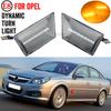 2PCS For Opel Vectra C 2002-2008 For Opel Signum 2003-2008  Led Dynamic Side Marker Turn Signal Light Sequential Blinker