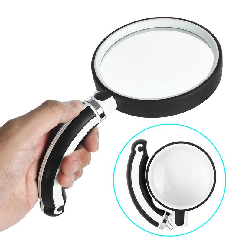 

ZX75 75mm Lens 3.5X Magnifier ABS+Rubber+Glass Loupe Insect Observation Reading Folding Magnifying Glass Type A